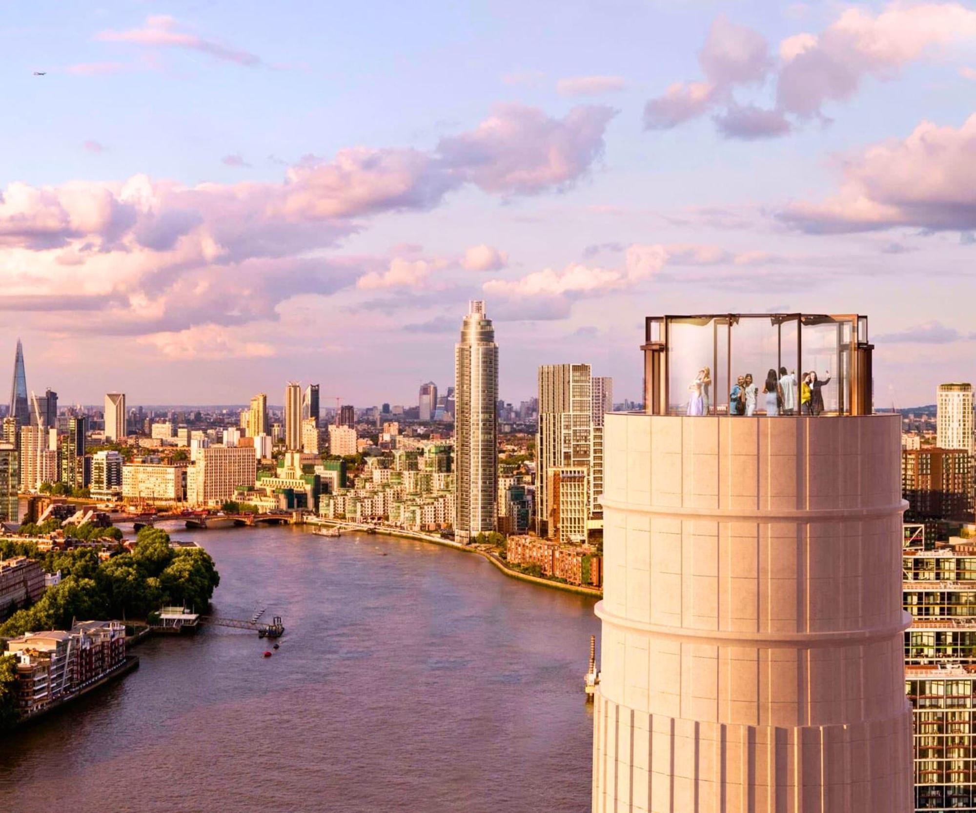 Battersea Power Station - Winter Garden Balcony & 1Gb Wifi - Luxurylondonstays מראה חיצוני תמונה