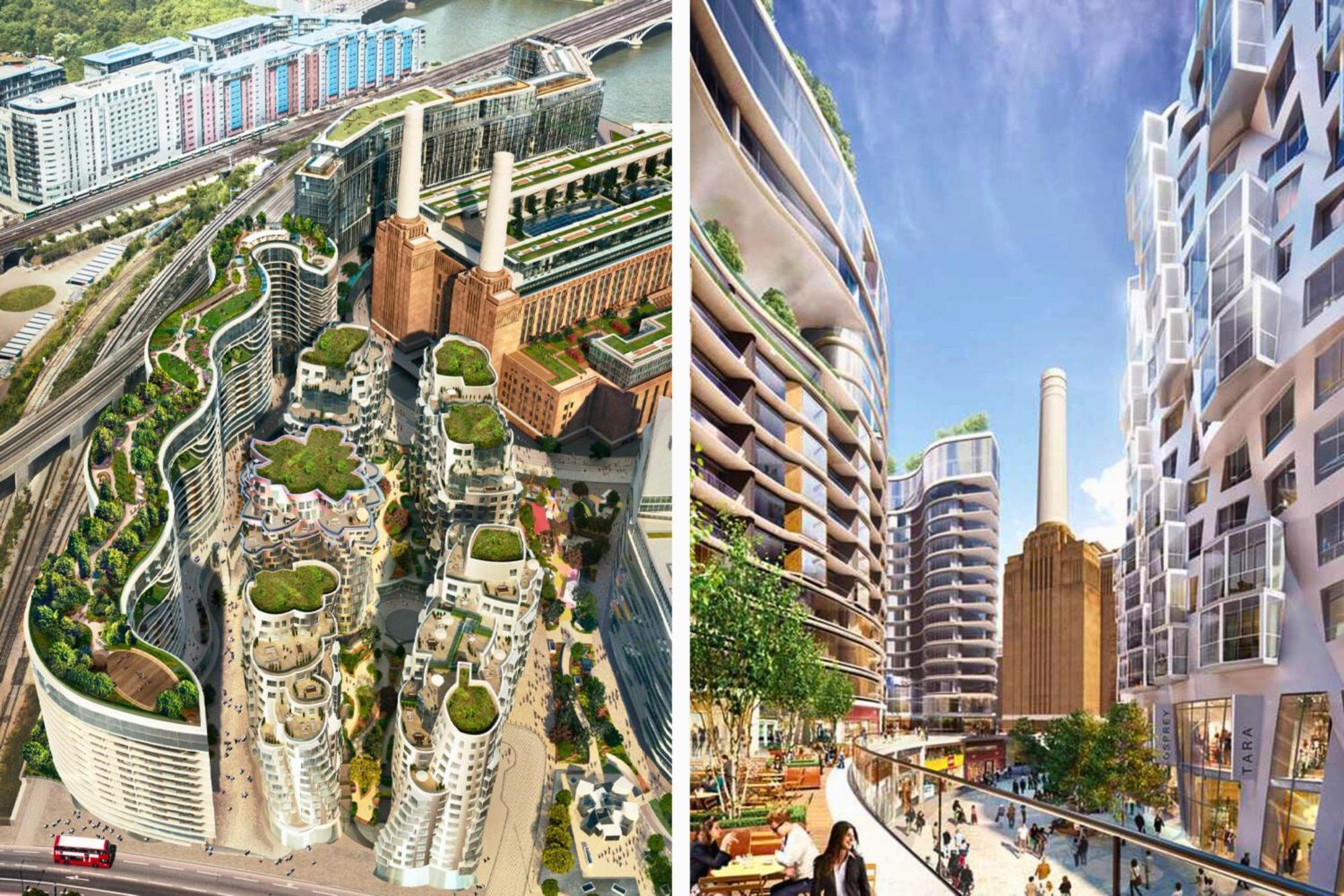 Battersea Power Station - Winter Garden Balcony & 1Gb Wifi - Luxurylondonstays מראה חיצוני תמונה