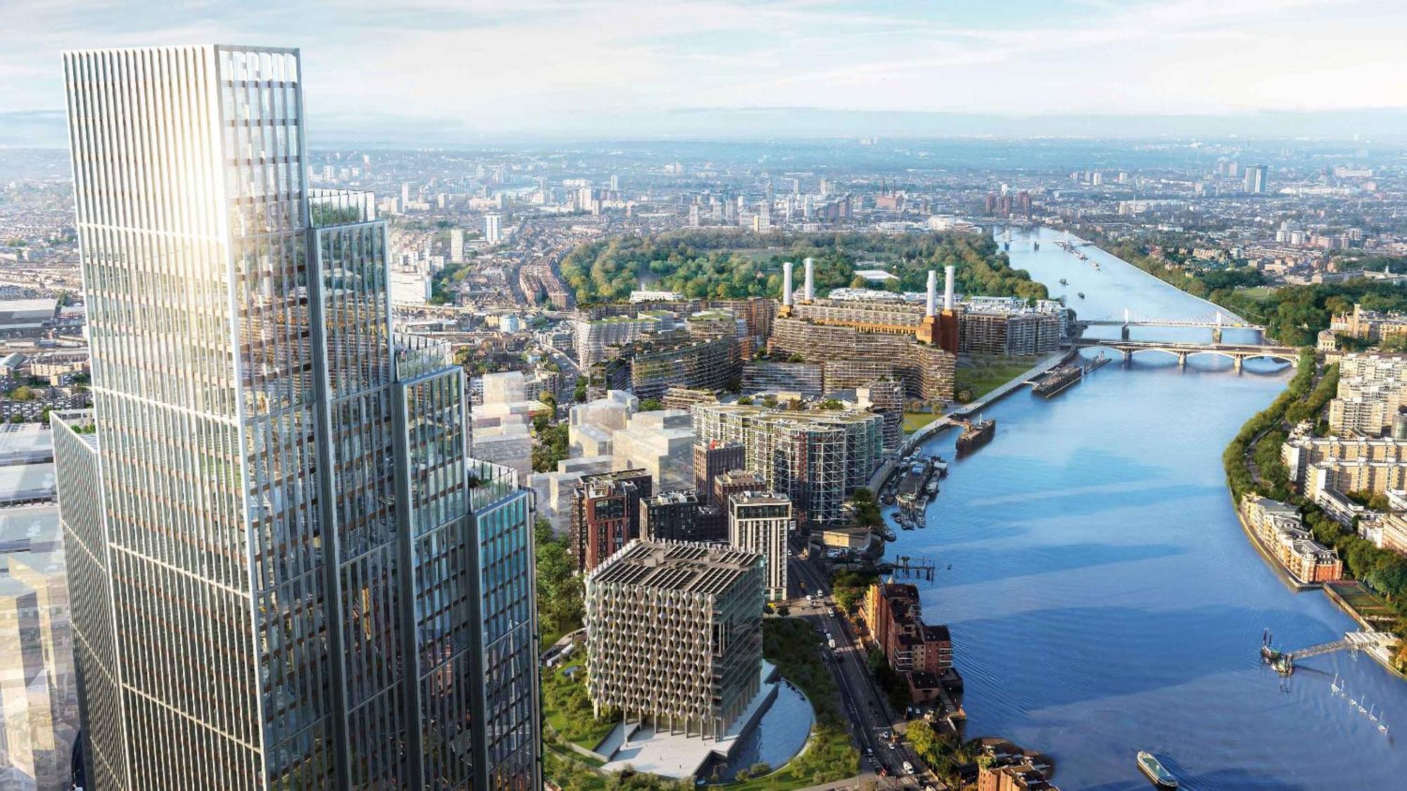 Battersea Power Station - Winter Garden Balcony & 1Gb Wifi - Luxurylondonstays מראה חיצוני תמונה