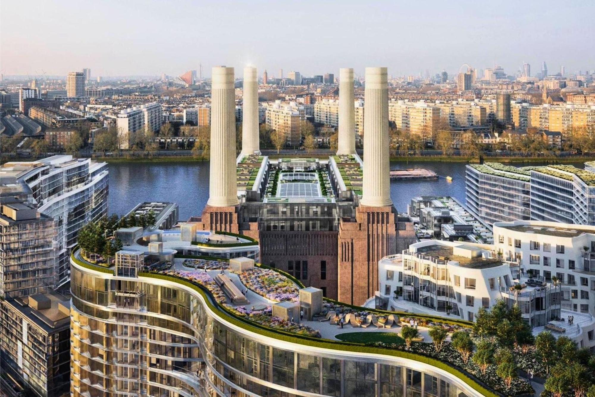 Battersea Power Station - Winter Garden Balcony & 1Gb Wifi - Luxurylondonstays מראה חיצוני תמונה